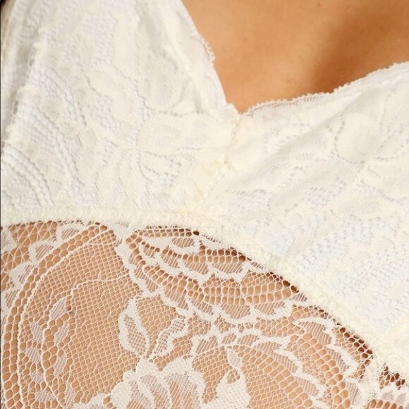 intimately FP Ivory Midnight Hour Lace  Bodysuit size XSmall - Picture 10 of 12